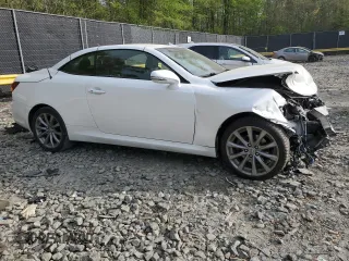 2013 Lexus IS 250 C with VIN JTHFF2C24D2528196, listed as a Copart auction lot 53951695 with Not provided miles and Salvage title. Bid and sale history available at DreamBid. Image 4.