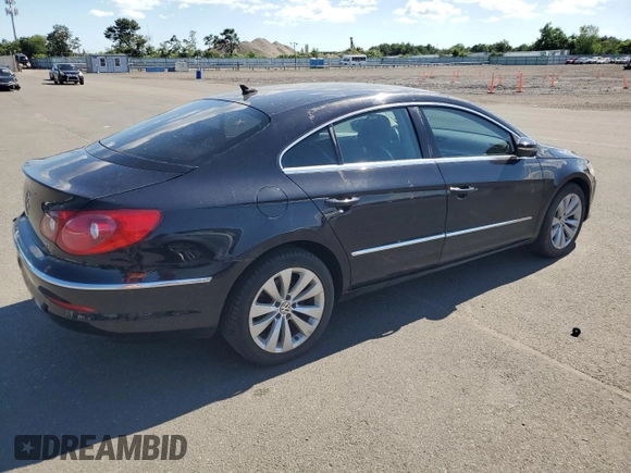 2010 Volkswagen CC Sport with VIN WVWNN7AN6AE548633, listed as a Copart auction lot 61545714 with 122,097 mi miles and Non Repairable. Bid and sale history available at carsss.com. Image 3.