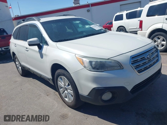 2015 Subaru Outback Premium z VIN 4S4BSACC0F3344106, wystawiony jako IAAI lot #42315589 z przebiegiem 313 345 mil mil oraz . Historia ofert i sprzedaży dostępna na DreamBid. Obrazek 1.