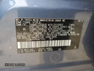 2012 Toyota RAV4 Limited с VIN 2T3DK4DV8CW077045, выставлен на аукционе Copart как лот 58560415 с пробегом 110 122 миль миль и Списание • Salvage title. История ставок и продаж доступна на DreamBid. Изображение 13.