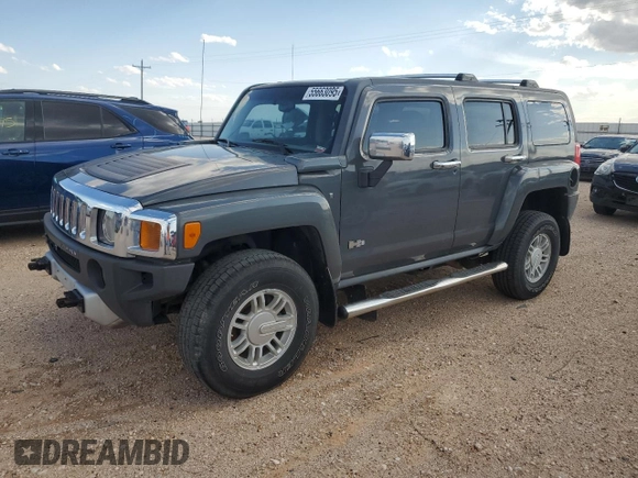 2008 Hummer H3 Luxury z VIN 5GTEN13E788122011, wystawiony jako Copart lot #55663095 z przebiegiem 101 643 mil mil oraz Szkoda całkowita • Salvage title. Historia ofert i sprzedaży dostępna na DreamBid. Obrazek 1.