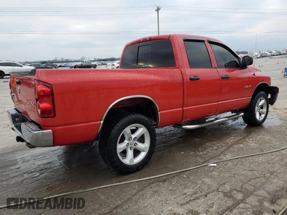 2008 Dodge 1500 SLT z VIN 1D7HU18N88S517520, wystawiony jako Copart lot #44958945 z przebiegiem 162 666 mil mil oraz Szkoda całkowita • Salvage title. Historia ofert i sprzedaży dostępna na DreamBid. Obrazek 3.