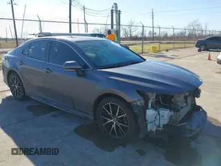 2021 Toyota Camry SE Nightshade with VIN 4T1T11AK8MU589941, listed as a IAAI auction lot 41651556 with 110,283 mi miles and . Bid and sale history available at DreamBid. Image 1.