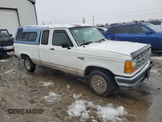 1992 Ford Ranger with VIN 1FTCR14X9NPA10945, listed as a Copart auction lot 84847624 with 70,859 mi miles and Salvage title. Bid and sale history available at DreamBid. Image 4.