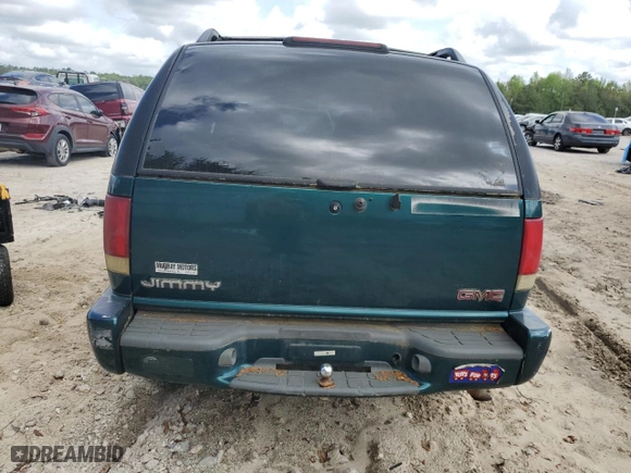 1998 GMC Jimmy SL with VIN 1GKCS13W8W2500566, listed as a Copart auction lot 51211875 with 0 mi miles and Non Repairable. Bid and sale history available at carsss.com. Image 6.