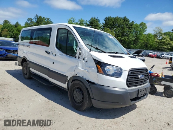 2019 Ford Transit with VIN 1FTYE1YM6KKB46220, listed as a Copart auction lot 56470595 with 38,069 mi miles and Salvage title. Bid and sale history available at DreamBid. Image 4.
