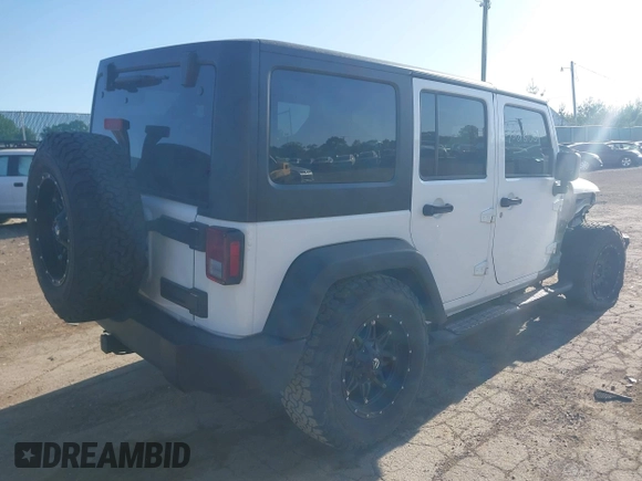 2018 Jeep Wrangler Unlimited Sport S with VIN 1C4HJWDG8JL928813, listed as a IAAI auction lot 42281021 with 71,001 mi miles and . Bid and sale history available at DreamBid. Image 4.