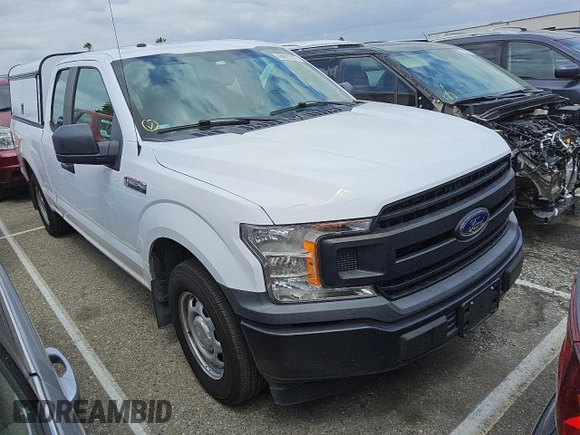 2018 Ford F-150 XL with VIN 1FTEX1CB9JKE94871, listed as a Copart auction lot 52356855 with 110,046 mi miles and Clean Title. Bid and sale history available at carsss.com. Image 4.