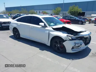 2018 Honda Accord EX with VIN 1HGCV1F48JA086993, listed as a IAAI auction lot 42395603 with 109,272 mi miles and . Bid and sale history available at DreamBid. Image 1.
