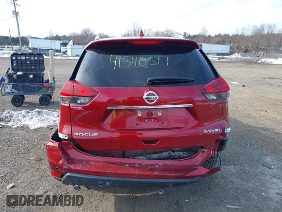 2020 Nissan Rogue S with VIN 5N1AT2MV2LC732819, listed as a IAAI auction lot 41340517 with 73,649 mi miles. Bid and sale history available at carsss.com. Image 16.