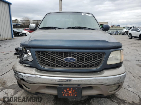 2001 Ford F-150 XLT with VIN 1FTRW07LX1KA18940, listed as a Copart auction lot 50723495 with 133,686 mi miles and Salvage title. Bid and sale history available at DreamBid. Image 5.