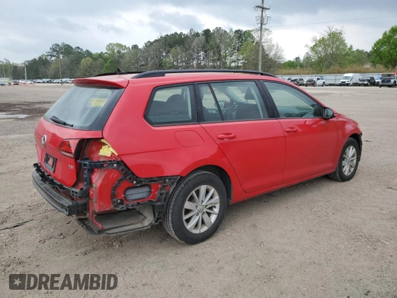2017 Volkswagen Golf SportWagen S with VIN 3VWC17AU8HM504886, listed as a Copart auction lot 46871974 with 87,118 mi miles. Bid and sale history available at carsss.com. Image 3.