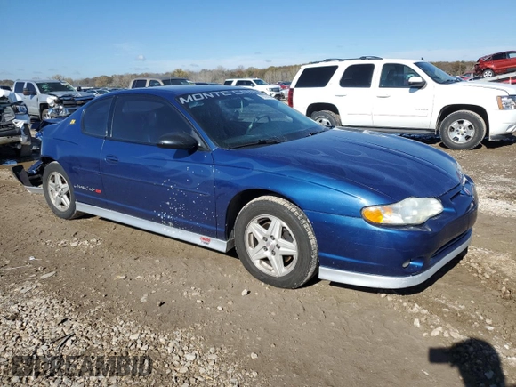 2003 Chevrolet Monte Carlo SS with VIN 2G1WX12K939346416, listed as a Copart auction lot 79191894 with 155,441 mi miles and Salvage Title. Bid and sale history available at carsss.com. Image 4.