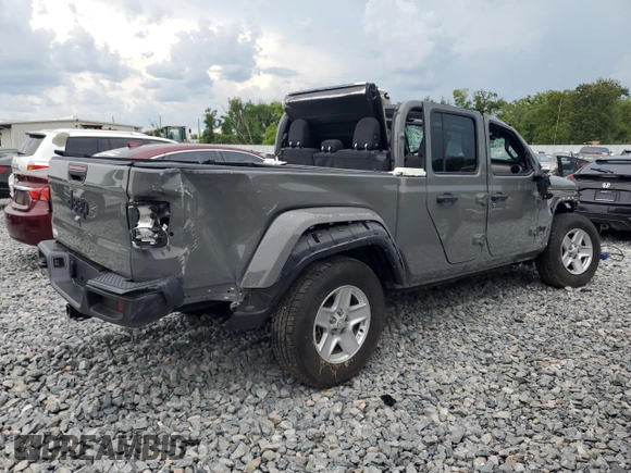 2023 Jeep Gladiator Sport S with VIN 1C6HJTAG9PL506729, listed as a Copart auction lot 58372235 with 52,633 mi miles and Non repairable. Bid and sale history available at DreamBid. Image 3.