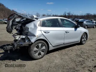 2019 Hyundai Ioniq Limited with VIN KMHC75LD7KU159934, listed as a Copart auction lot 52484375 with 26,629 mi miles and Salvage title. Bid and sale history available at DreamBid. Image 3.