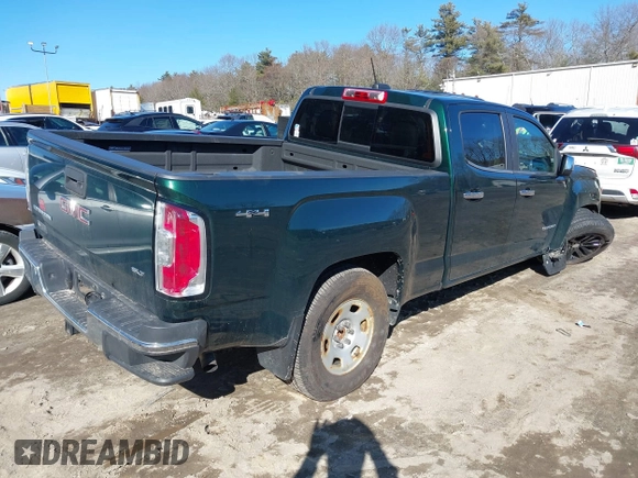 2015 GMC Canyon 4WD SLT with VIN 1GTG6CE35F1273343, listed as a IAAI auction lot 41683758 with 77,911 mi miles. Bid and sale history available at carsss.com. Image 4.
