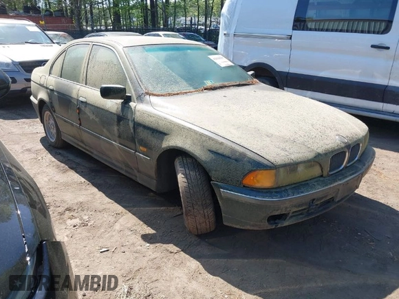 1997 BMW 5 Series 528iA with VIN WBADD6329VBW04841, listed as a IAAI auction lot 42038507 with 147,762 mi miles. Bid and sale history available at carsss.com. Image 1.