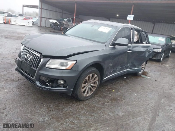 2017 Audi Q5 Premium with VIN WA1C2AFPXHA070817, listed as a IAAI auction lot 41127583 with 101,671 mi miles. Bid and sale history available at carsss.com. Image 2.