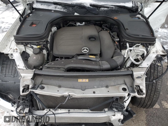 2022 Mercedes-Benz GLC 300 with VIN W1N0G8EB5NG077524, listed as a Copart auction lot 88498905 with 18,099 mi miles and Salvage title. Bid and sale history available at DreamBid. Image 12.