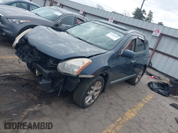 2012 Nissan Rogue S with VIN JN8AS5MT2CW298539, listed as a IAAI auction lot 41536602 with 190,000 mi miles. Bid and sale history available at carsss.com. Image 16.