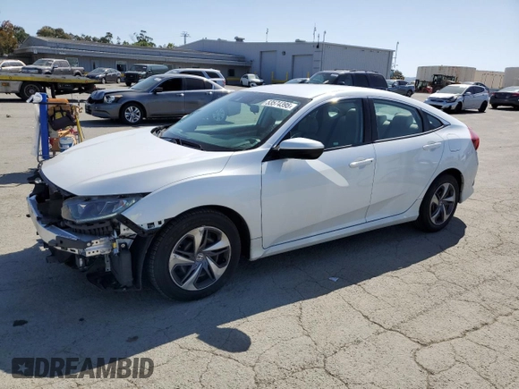 2020 Honda Civic LX z VIN 2HGFC2F6XLH578357, wystawiony jako Copart lot #53574395 z przebiegiem 31 041 mil mil oraz Szkoda całkowita • Salvage title. Historia ofert i sprzedaży dostępna na DreamBid. Obrazek 1.
