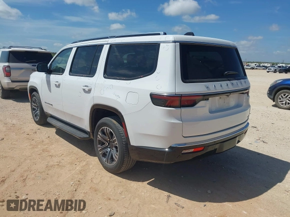 2024 Jeep Wagoneer Series II with VIN 1C4SJUBP2RS160017, listed as a IAAI auction lot 42555460 with 32,092 mi miles and . Bid and sale history available at DreamBid. Image 3.