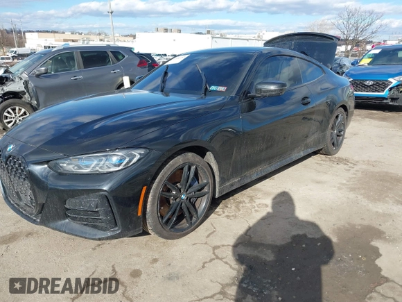 2021 BMW 4 Series M440i xDrive with VIN WBA13AR01MCG19764, listed as a IAAI auction lot 41486485 with Not Provided miles and . Bid and sale history available at DreamBid. Image 17.