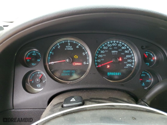 2007 Chevrolet Suburban LTZ with VIN 1GNFC16027J168913, listed as a Copart auction lot 44584445 with 233,690 mi miles and Salvage Title. Bid and sale history available at carsss.com. Image 9.