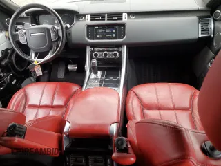2016 Land Rover Range Rover Sport V8 Dynamic with VIN SALWR2EFXGA102041, listed as a Copart auction lot 49331335 with 95,391 mi miles and Salvage Title. Bid and sale history available at carsss.com. Image 8.
