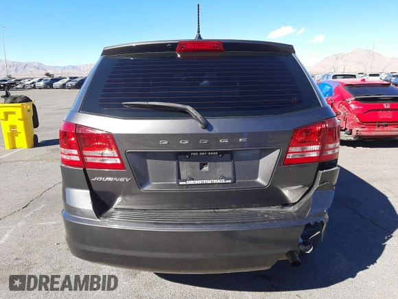 2014 Dodge Journey American Value Pkg with VIN 3C4PDCAB8ET303350, listed as a Copart auction lot 44808995 with 124,435 mi miles and Salvage Title. Bid and sale history available at carsss.com. Image 6.