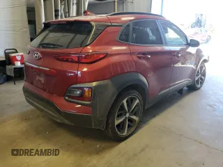 2020 Hyundai Kona Ultimate with VIN KM8K53A5XLU465531, listed as a Copart auction lot 64053502 with 57,291 mi miles. Bid and sale history available at carsss.com. Image 4.
