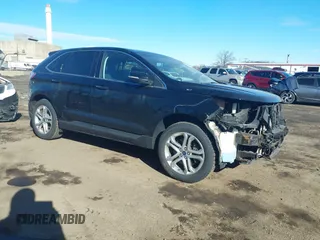 2018 Ford Edge Titanium with VIN 2FMPK4K85JBC24363, listed as a IAAI auction lot 41597055 with 46,451 mi miles. Bid and sale history available at carsss.com. Image 1.