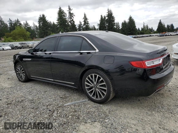 2017 Lincoln Continental Select z VIN 1LN6L9SK1H5637381, wystawiony jako Copart lot #60601455 z przebiegiem 57 017 mil mil oraz Szkoda całkowita • Salvage title. Historia ofert i sprzedaży dostępna na DreamBid. Obrazek 2.