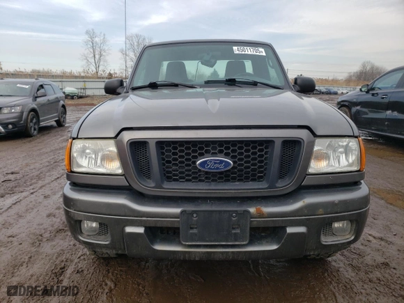 2005 Ford Ranger XL with VIN 1FTYR10U75PA91123, listed as a Copart auction lot 45011705 with 178,767 mi miles and Clean Title. Bid and sale history available at carsss.com. Image 5.