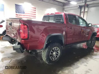 2020 Chevrolet Colorado 4WD ZR2 with VIN 1GCGTEEN6L1108483, listed as a Copart auction lot 87216404 with 27,520 mi miles and Salvage title. Bid and sale history available at DreamBid. Image 3.