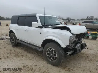 2023 Ford Bronco with VIN 1FMEE5BP3PLB45231, listed as a Copart auction lot 42771335 with 45,981 mi miles and Salvage Title. Bid and sale history available at carsss.com. Image 4.