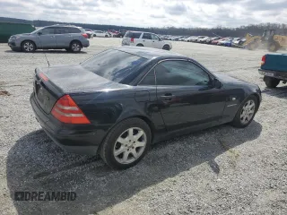 1999 Mercedes-Benz SLK-Class with VIN WDBKK47F2XF102927, listed as a Copart auction lot 50265585 with 184,918 mi miles and Salvage Title. Bid and sale history available at carsss.com. Image 3.