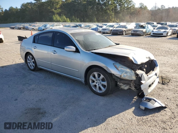 2007 Nissan Maxima SL with VIN 1N4BA41E67C863813, listed as a Copart auction lot 76988464 with 242,135 mi miles and Salvage Title. Bid and sale history available at DreamBid. Image 4.