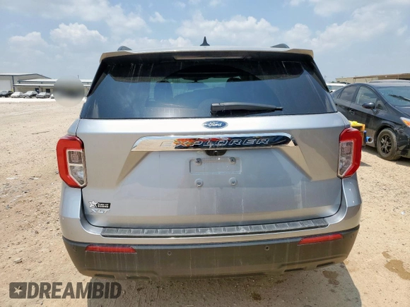 2022 Ford Explorer XLT with VIN 1FMSK7DH8NGB62920, listed as a Copart auction lot 56868815 with 26,425 mi miles and Salvage title. Bid and sale history available at DreamBid. Image 6.