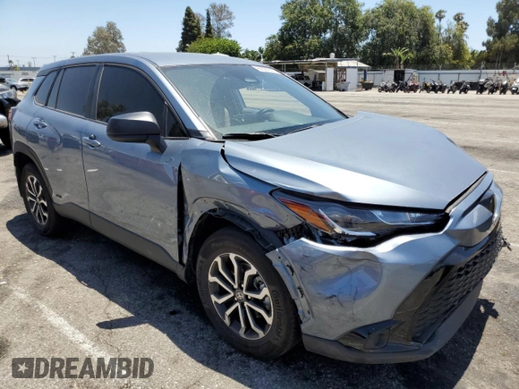 2024 Toyota Corolla Cross Hybrid S with VIN 7MUFBABG3RV043770, listed as a Copart auction lot 61007075 with 15,945 mi miles and Salvage title. Bid and sale history available at DreamBid. Image 4.