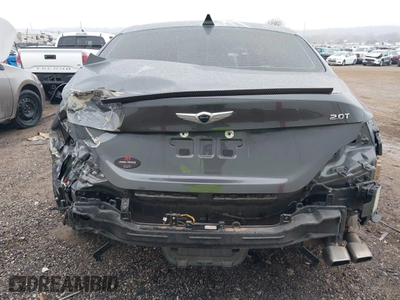 2021 Genesis G70 2.0T with VIN KMTG64LA3MU075557, listed as a IAAI auction lot 41484410 with 52,740 mi miles and . Bid and sale history available at DreamBid. Image 17.