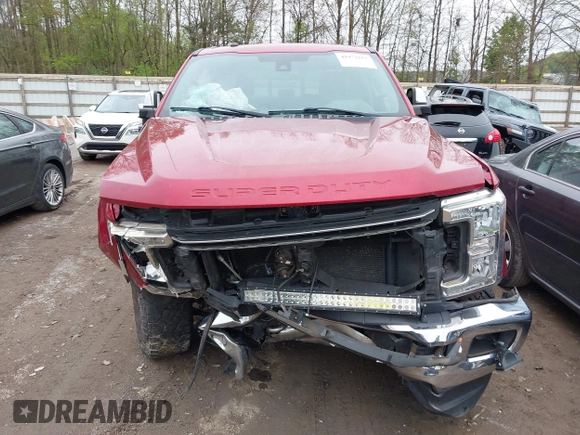2017 Ford Super Duty F-250 SRW Lariat with VIN 1FT7W2B60HEE43855, listed as a IAAI auction lot 41972557 with 66,835 mi miles. Bid and sale history available at carsss.com. Image 12.