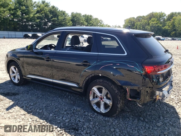 2020 Audi Q7 Premium with VIN WA1AJAF79LD011582, listed as a Copart auction lot 65798103 with 21,192 mi miles. Bid and sale history available at carsss.com. Image 2.