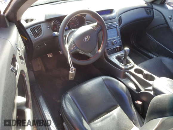 2012 Hyundai Genesis Coupe Grand Touring with VIN KMHHU6KH7CU066051, listed as a Copart auction lot 42713685 with 141,809 mi miles and Salvage title. Bid and sale history available at DreamBid. Image 8.