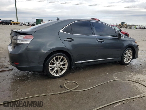 2010 Lexus HS 250h with VIN JTHBB1BA2A2000939, listed as a Copart auction lot 43971425 with 241,565 mi miles and Salvage Title. Bid and sale history available at DreamBid. Image 3.