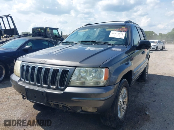 2002 Jeep Grand Cherokee Limited with VIN 1J4GW58J02C163931, listed as a IAAI auction lot 42632552 with 228,955 mi miles and . Bid and sale history available at DreamBid. Image 6.