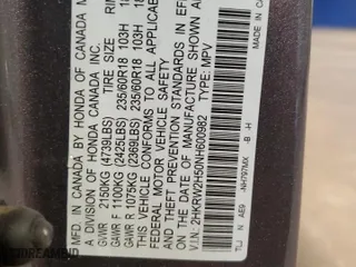 2022 Honda CR-V EX with VIN 2HKRW2H50NH600982, listed as a Copart auction lot 46644165 with 0 mi miles and Salvage Title. Bid and sale history available at carsss.com. Image 14.