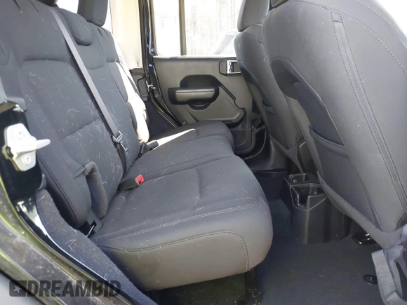 2020 Jeep Wrangler Unlimited Black and Tan with VIN 1C4HJXDGXLW219078, listed as a IAAI auction lot 41783437 with 59,137 mi miles and . Bid and sale history available at DreamBid. Image 8.