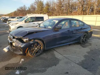2024 BMW 3 Series M340i xDrive with VIN 3MW49FF08R8E47970, listed as a Copart auction lot 89116745 with 7,898 mi miles and Salvage Title. Bid and sale history available at carsss.com. Image 1.