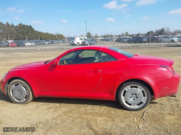 2002 Lexus SC 430 with VIN JTHFN48Y620008327, listed as a IAAI auction lot 41551118 with NaN miles. Bid and sale history available at carsss.com. Image 14.